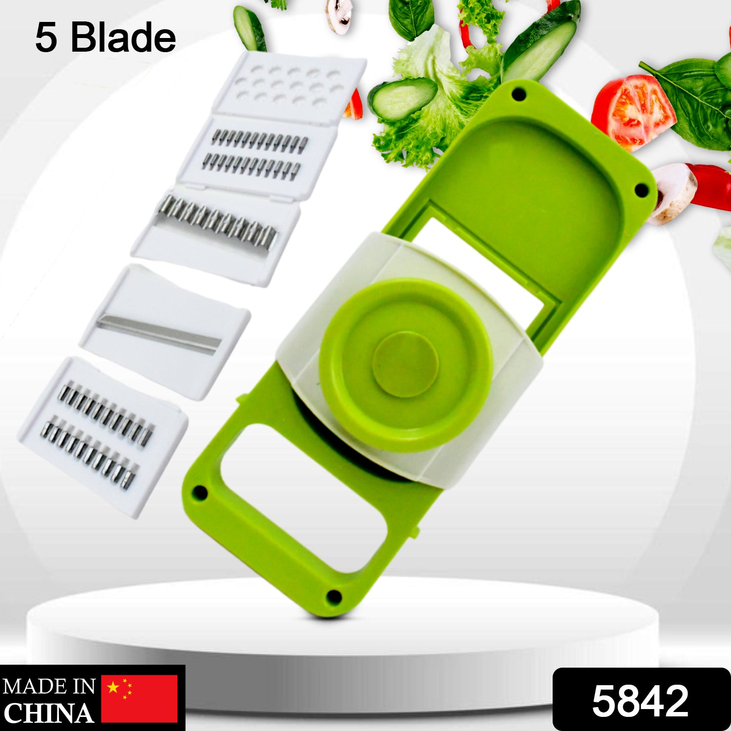 Slicer For Kitchen 5 In 1 Foldable Vegetable Slicer Blade Potato Cutter Veggie Slicer Onion Slicer Julienne Grater With Protective Guards Stainless Steel Blade Slicer For Kitchen 5 In 1 Foldable Vegetable Slicer Blade Potato Cutter Veggie Slicer Onion Slicer Julienne Grater With Protective Guards Stainless Steel Blade